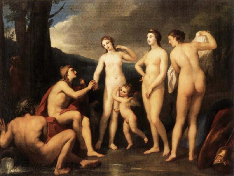 MENGS, Anton Raphael Judgement of Paris Germany oil painting art
